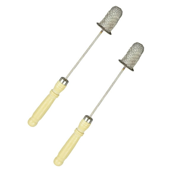 2 varillas de ventosas de para salón de belleza profesional. Estructura metálica estable. Mango de madera. 24 cm de largo. Soplete de ventosas