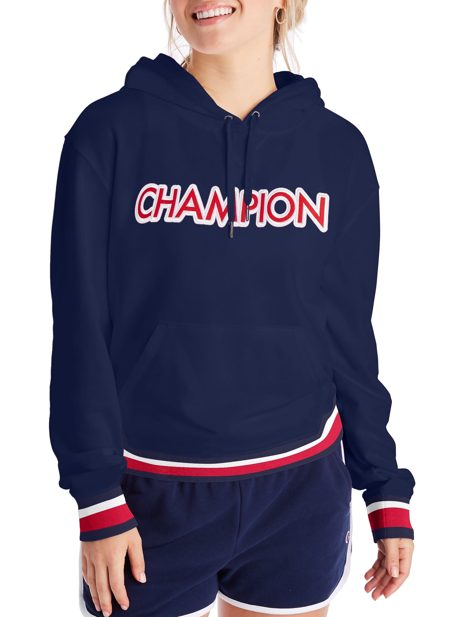 champion womens long sleeve hoodie
