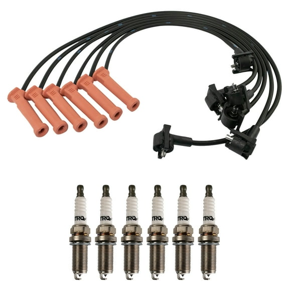 TRQ Ignition Kit Spark Plug & Wire Set For Ford Explorer Mercury Mountaineer 4.0 TKA01269