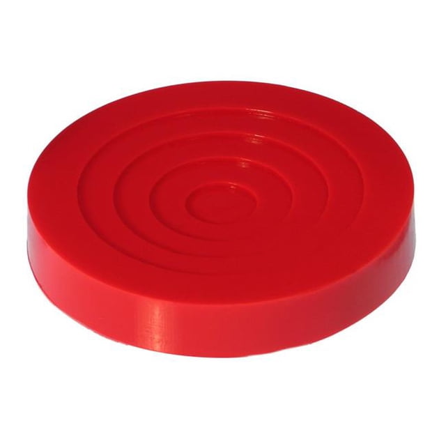 Prothane 19-1405 Universal Jack Pad 5 in. Diameter Model - Red
