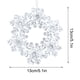 thumbnail image 2 of Colgante de Copo de Nieve de Reno de Árbol de Navidad de Acrílico Transparente, Adorno Colgante Pequeño para Árbol de Navidad., 2 of 5