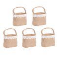 thumbnail image 4 of 5Pcs Party Candy Storage Bags Gift Pouches Candy Tote Bags for Wedding, 4 of 9