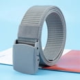 thumbnail image 4 of Men's Casual Nylon Belt Decorative Wild Waistband with Smooth Closure Buckle for Jeans Pants Shorts, 4 of 4
