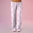 thumbnail image 1 of Anime Pajamas for Women Girls Cute Cartoon Cat Print Kawaii Casual Sleep Pajama Pants, 1 of 5