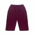 thumbnail image 3 of Forever 21 Drawstring Relaxed Fit Pants, Color- Burgundy, Size- M, 3 of 6
