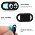 thumbnail image 2 of FONDOTIN 6 PCS Indoor Camera Privacy Cover ABS Black for Computer Travel Use, 2 of 5