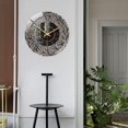thumbnail image 3 of "Large Acrylic Decorative Wall Clocks, Non-Ticking Silent Quartz Clocks for Living Room Home Kitchen Decor,Black", 3 of 3