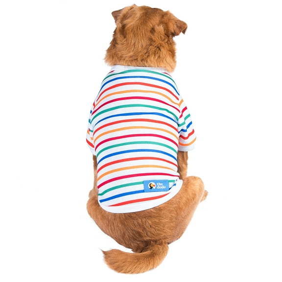 The Dodo Striped Crewneck Sweatshirt for Dogs - Large