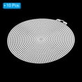 thumbnail image 3 of Unique Bargains Plastic Mesh Canvas Sheets,10Pcs 6.05' Cross Needlework Blank Yarn Crafting,Round, 3 of 5