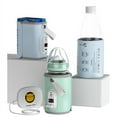 thumbnail image 3 of Portable Bottle Warmer, Baby Milk Heat Keeper with LCD Display, USB Warmer Bottle for Car Travel（Blue）, 3 of 9