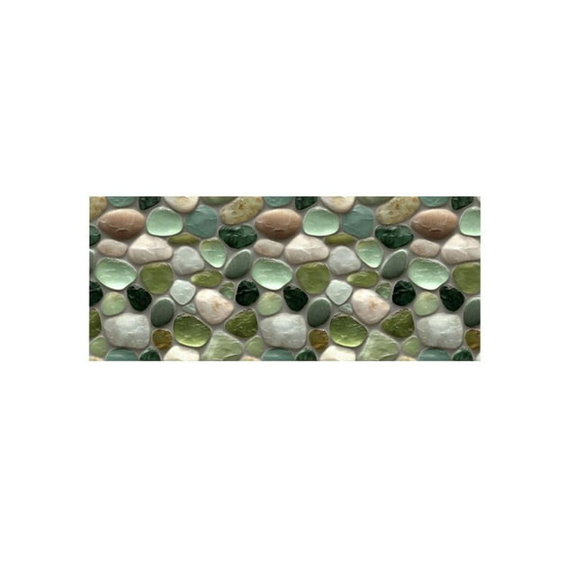 TIELUTT Corridor Stone Patterned Carpet 3D Pebble Pattern Entrance Carpet Washable Carpet Rugs Big for Living Room Cute Area Rug Living Room Carpet 8x10 Blankets and Throws Rugs for Bedrooms