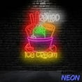 thumbnail image 4 of Handmadetneonsign Rolled Ice Cream Neon Sign, Ice Cream Led Sign, Rolled Ice Cream Wall Art 93986, 4 of 5