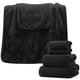 thumbnail image 1 of Toallas de Baño 4 PCS Ultra Suaves Juego de Toallas de Secado Rápido Absorbente de Gran Tamaño Toalla de Microfibra para Ducha,Fitness,SPA,Piscina(Negro), 1 of 7