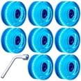 thumbnail image 1 of Tanzfrosch 8 Roues de Patin à Roulettes avec Roulements Roues Lumineuses pour Patinage à Double Rangée et Skateboard 82A 32mm x 58mm, 1 of 4