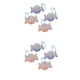 thumbnail image 4 of Llavero acrílico transparente Bearachild 4 Uds brillo doble cara 5x4.1x1 cm, 4 of 6