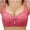 Hot Pink, variant on No Underwire Bras for Women Adjustable Supportive Full Coverage Brassiere Elegant Lace Floral Bras Comfort Lingeries Hot Pink L
