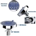 thumbnail image 3 of High-Pressure Fixed Shower Head,Diameter 10cm, 5 Spraying Modes Adjustable, rotated 360 Degrees,Anti-Low Water Pressure, Chrome Plating, Suitable for, 3 of 3