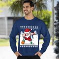 thumbnail image 3 of Christmas Sweatshirt, Dabbing Santa Basketball Christmas Sweatshirt, Funny Ugly Holiday Sweatshirt, Xmas Gift for Basketball Players & Fans, 3 of 5