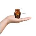 thumbnail image 3 of JAGASY Elephant Urns for Mother - Brown Small Urn for Ashes Adult Male - River Sunset Decorative Urn for Human Ashes Keepsake - Handcrafted Cremation Urns for Mom & Dad - (3 Inch), 3 of 7
