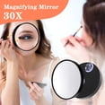 thumbnail image 1 of QualitChoice Convenient And Practical Stick On Shower Mirror For Men Magnifying Mirror With Suction Cup Versatile White+Tweezers, 1 of 6