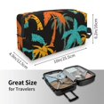 thumbnail image 3 of Uemuo Palm Trees Pattern Portable Toiletry Bags with Handle, Waterproof travel Make up Bags for Women, Large Capacity Travel Cosmetic Bags, 3 of 9