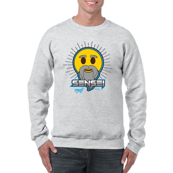 Sensei Emoji Dojo - Wise Master Retro Graphic Men's Sweatshirt