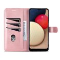 thumbnail image 2 of Premium Wallet Case for Samsung Galaxy S23, Luxury PU Leather Flip Folio Cover with Card Slots Holder + Kickstand + Magnetic Clasp Glossy Case Soft Silicone Shockproof Protection Case,Rosegold, 2 of 9