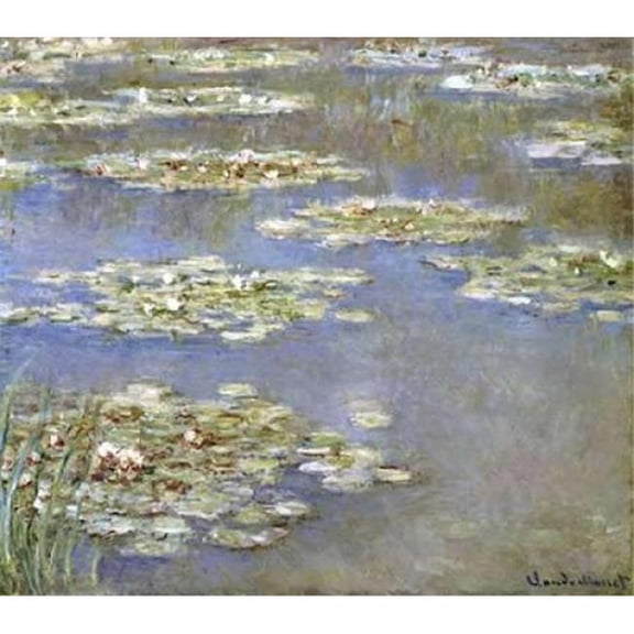 Bentley Global Arts PDX265189LARGE Nympheas 1905 Poster Print by Claude Monet, 24 x 24 - Large