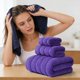 thumbnail image 5 of Set de toallas de baño pack de 3 microfibra suave absorbente para ducha y baño, secado rápido, suave para la piel, duradero y resistente a las pastillas para uso diario, 5 of 6