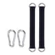 thumbnail image 1 of de 2 correas colgantes para árboles Instalación rápida y fácil con mosquetones Mosquetones Correas para columpio de árboles resistentes para colum Macarena columpios para árboles, 1 of 8