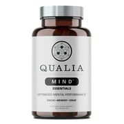 Neurohacker Collective - Qualia Mind Essentials | The Brain Supplement for Focus, Supporting Memory, Mental Clarity, Energy, Reasoning and concentration with Ginko biloba, Bacopa monnieri(25 Ct)