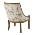 thumbnail image 3 of Linon Chaise d'Appoint à Motifs de Chien en Beige Pierre, 3 of 9