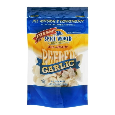 Spice World Garlic Peeled, 6.0 OZ