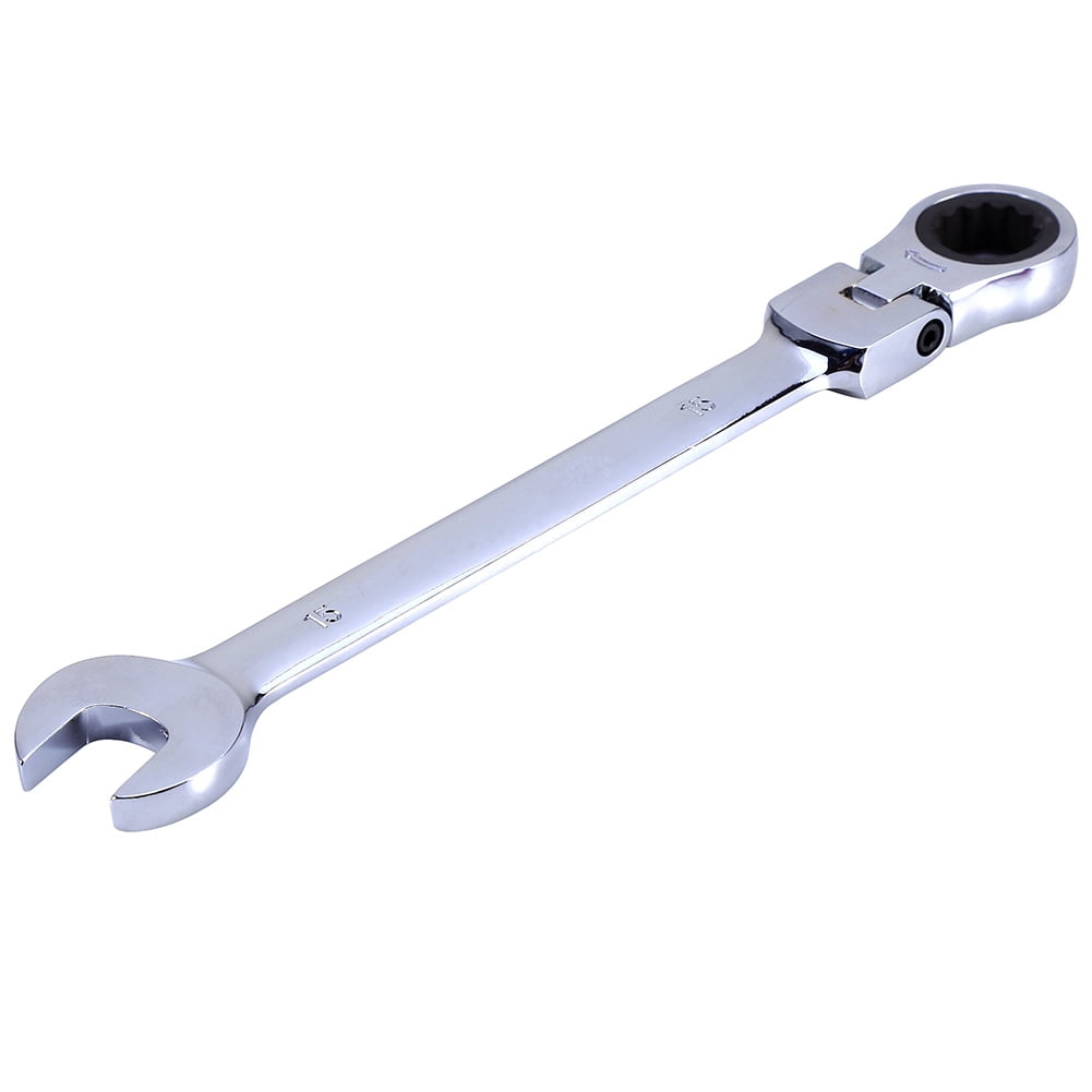 12 Piece Flexible Combination Spanners Ratchet Wrench Car Garage Tool Set 8-19mm