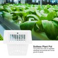 thumbnail image 4 of Spptty Hydroponics Plant Pot, 50Pcs Square Hydroponics Net Pot Soilless Cultivation Flower Plant Growing Basket, 4 of 8
