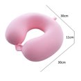 thumbnail image 2 of Acogedora almohada de viaje, perfecta almohada de espuma viscoelástica para el cuello, almohada de apoyo, compacta y ligera, empaquetada rápidamente, almohada para dormir, 2 of 6