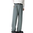 thumbnail image 2 of GSPCLAM Mens Casual Dress Pants Loose Fit Easy Care Pants with Side pockets Lightweight Flat Front Pants for Casual Party, 2 of 5