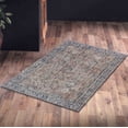 thumbnail image 5 of Navy Blue Rug, Car Mat Rugs, Easy to Clean Rug, Chenille Printed Design Rugs, Gift Rugs, Antique Decor Rug, Floral Pattern Rug, Modern Rug, Large Rug, 5.2'x7.5' - 160x230 cm, 5 of 8