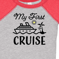 thumbnail image 4 of Inktastic My First Cruise with Cruise Ship and Palm Trees Boys or Girls Baby Bodysuit, 4 of 5