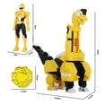 thumbnail image 4 of DMH Mini Force Super Dinosaur Power Series Transformation Toys Action Figures MiniForce X Simulation Animal Dinosaur Deformation Toy - W, 4 of 5