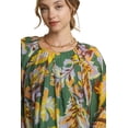 thumbnail image 5 of Umgee Mix Abstract Print Balloon Sleeve Blouse, 5 of 5
