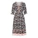 thumbnail image 4 of Vestidos Para Mujer Vestidos Casuales Moda Media Manga Estampado Erógeno Floral Vestido Largo Odeerbi  ODB158529, 4 of 8