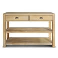 thumbnail image 3 of Grain Wood Furniture Montauk Console Table, Solid Wood with a DriftwoodFinish, 3 of 8