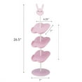 thumbnail image 4 of Yamazaki USA Yamazaki Home Bunny Kids Shoe Rack Pink, 4 of 4