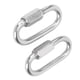 thumbnail image 4 of Quick Link, mosquetón de bloqueo de acero inoxidable de enlace rápido de 2 piezas con mosquetón de bloqueo en forma de tornillo Rendimiento inigualable, 4 of 8