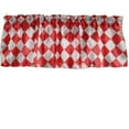 thumbnail image 2 of Harlequin Check Pintuck Taffeta Window Valance 54" Wide, 2 of 2