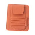 thumbnail image 3 of Organizador duradero para parasol, bolígrafo de cuero Artificial, soporte para llaves, soporte para gafas de sol automotrices para Atto 3, accesorios Naranja Sunnimix organizador de visera de coche, 3 of 8