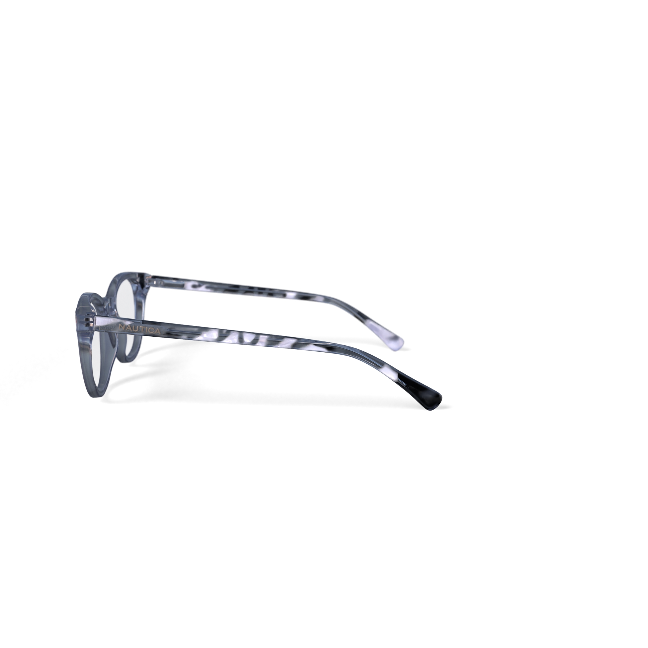Nautica Youth NGO103 Prescription Eyeglasses with Case, Crystal