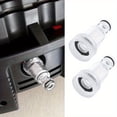 thumbnail image 2 of MesaSe 2pcs  Universal Quick Connect Nozzle And Filter Attachment Set For Pressure Washers  External Water Inlet With Nut  Clear Acrylic  1.18in Diameter  2.52in Length, 2 of 5
