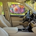 thumbnail image 6 of KUIFORTI Dahlia Car Window Shades for Baby 20.47”x 12.59” (2 Pack) - Blocks 99.98% UVR, Sun Protection and Sun Shade Blocker, Glare Shield Protection, Large Side Car Window Screens, 6 of 8